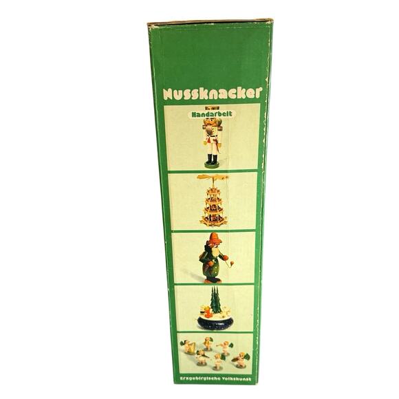 VTG Erzgebirge Rothenthal King Nutcracker 106233 Collectible With Box 12” German - Picture 13 of 16